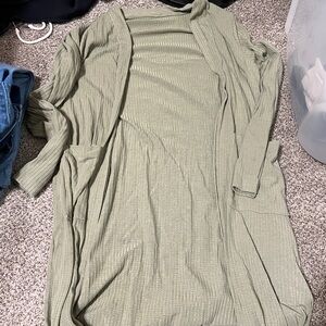 Maurices Olive Green Cardigan